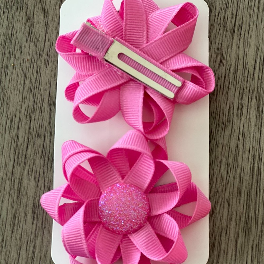 Spring  Hair Bows - Picture 3 of 3